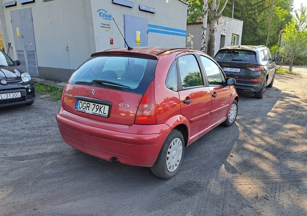 Citroen C3 cena 7600 przebieg: 137500, rok produkcji 2004 z Góra małe 56